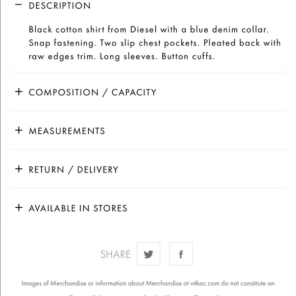 DIESEL Denim Collar Shirt XS - Picture 13 of 13